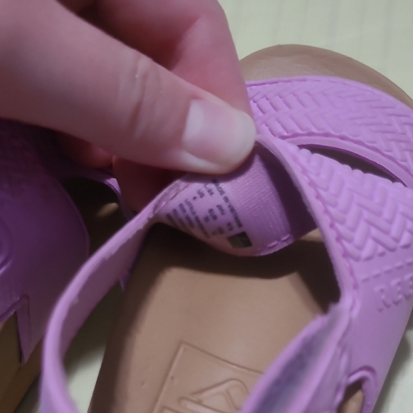 Reef Lilac and Beige Sandals - Picture 3 of 3